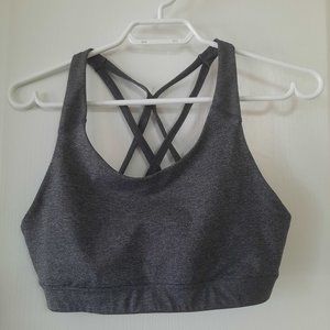 2 x Old Navy Medium-Support PowerPress Strappy Sports - Black and Grey